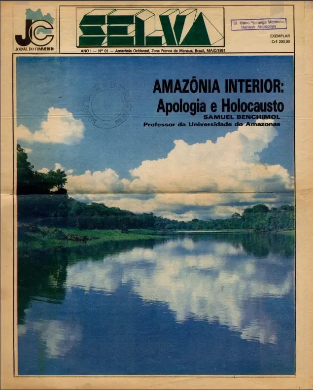 Capa do livro Amazônia interior: apologia e holocausto