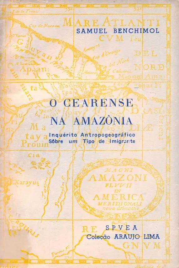 Capa do livro O cearense na Amazônia: inquérito antropogeográfico sobre um tipo de imigrante
