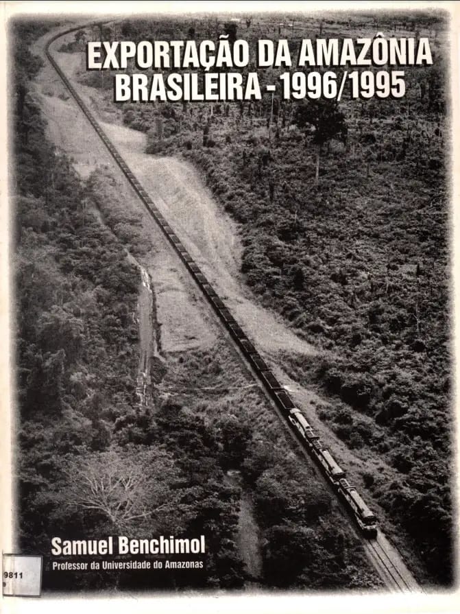 Capa do livro Exportação da Amazônia brasileira: 1996/1995