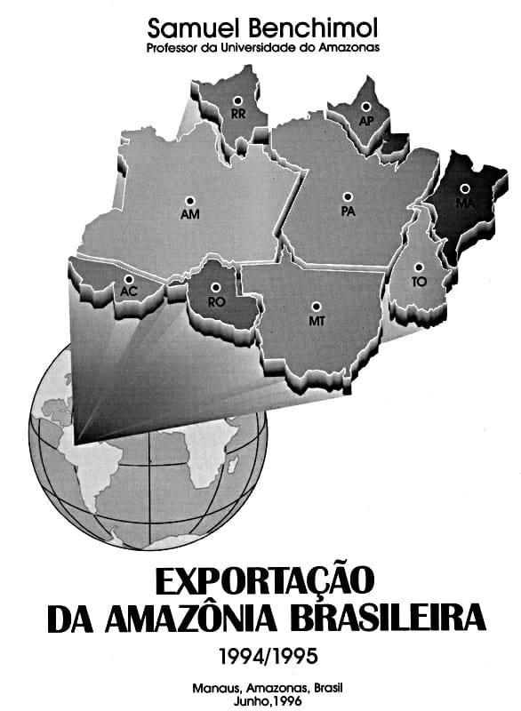 Capa do livro Exportação da Amazônia brasileira: 1995/1994