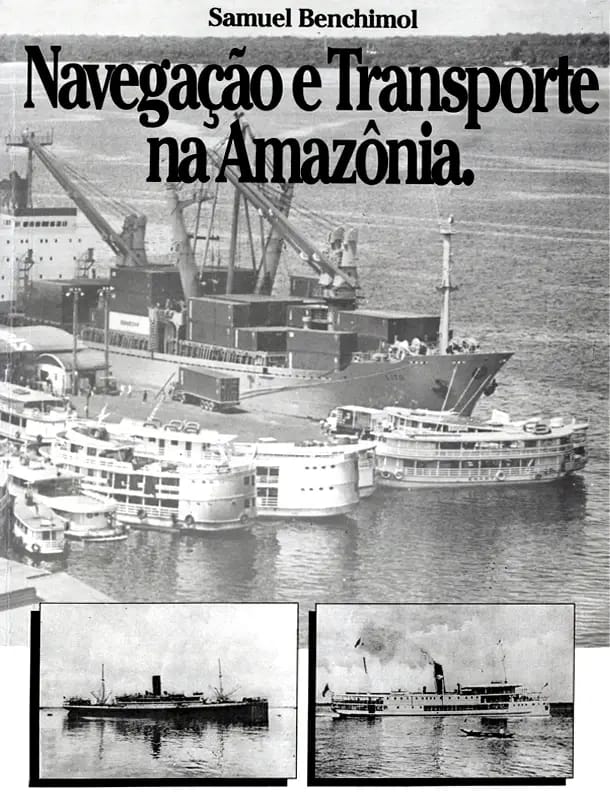 Capa do livro Navegação e transporte na Amazônia