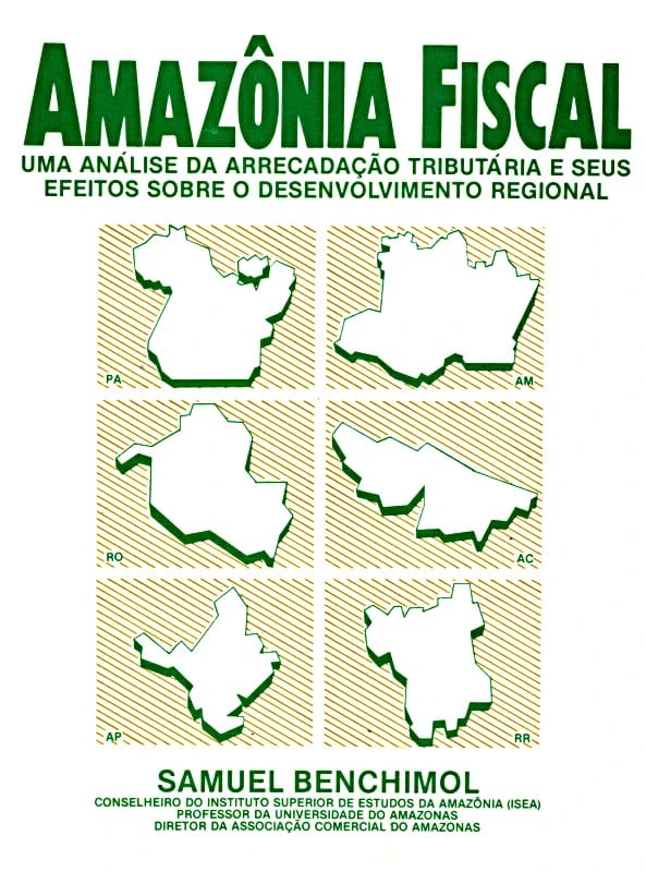 Capa do livro Amazônia fiscal: uma análise da arrecadação tributária e seus efeitos sobre o desenvolvimento regional